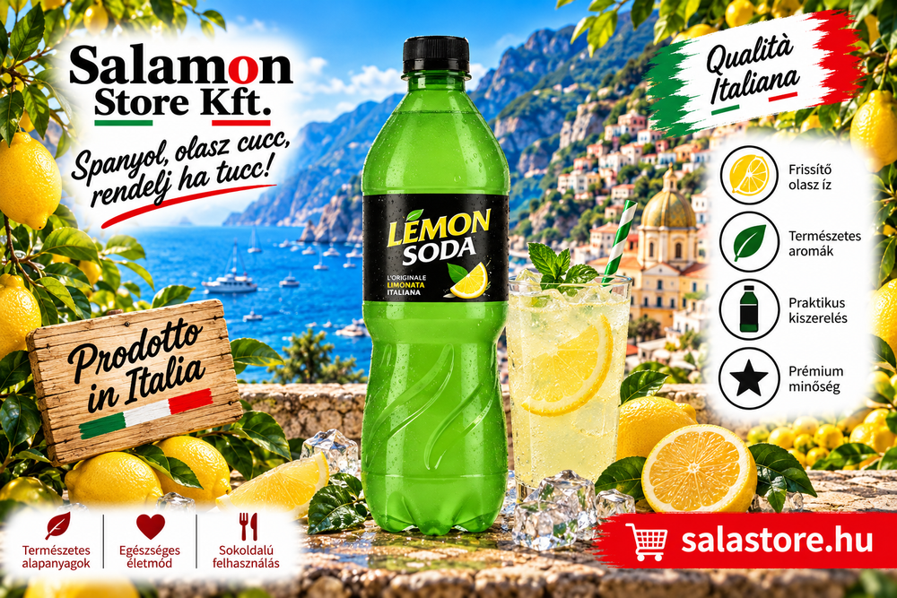 Lemon soda – olasz citromos ital - 125ml