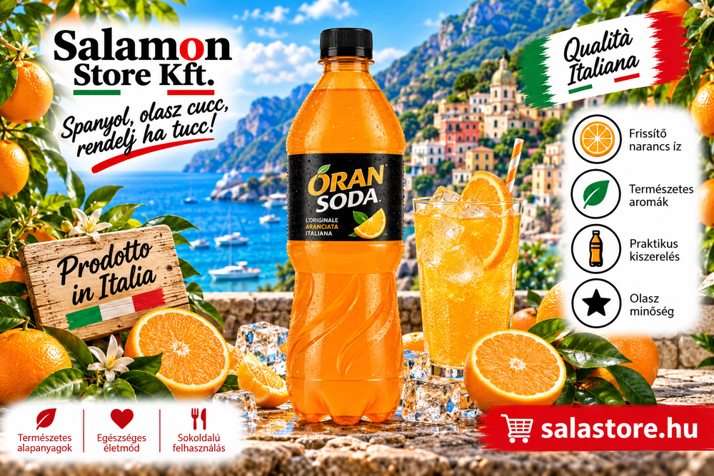 Oran Soda – olasz narancsital - 125ml