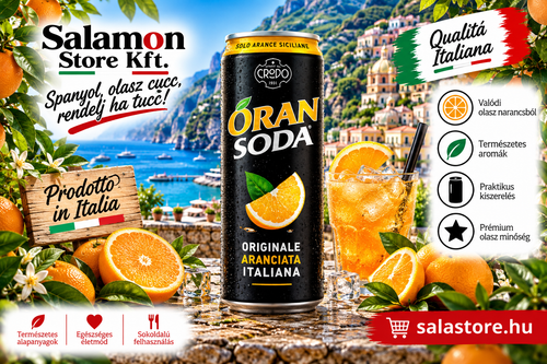 Oran Soda – olasz narancsital - 330ml
