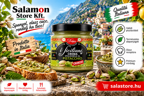 Crema al Pistacchio Crunchy – Ropogós pisztáciakrém - 200g