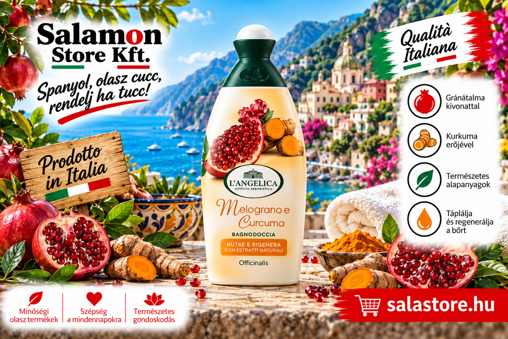 L'angelica Melograno & Curcuma – Fürdőhab - 500ml