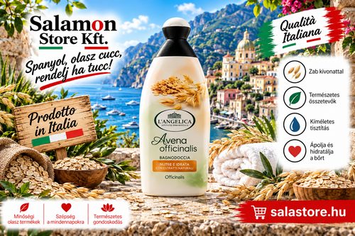 L'angelica Latte d'Avena – Zabtejjel dúsított habfürdő - 500ml
