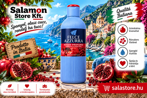 Felce Azzurra Hibiszkusz és Rózsabors illattal - Fürdőhab - 650ml