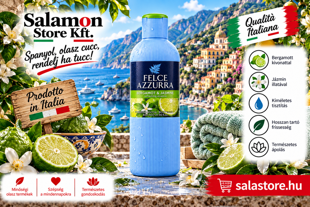 Felce Azzurra Lime illattal - Habfürdő - 650ml