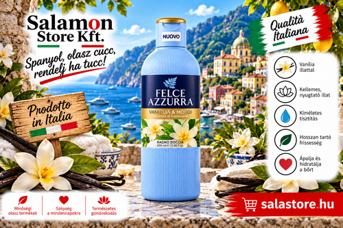Felce Azzurra Nárcisz illattal - Fürdőhab - 650ml