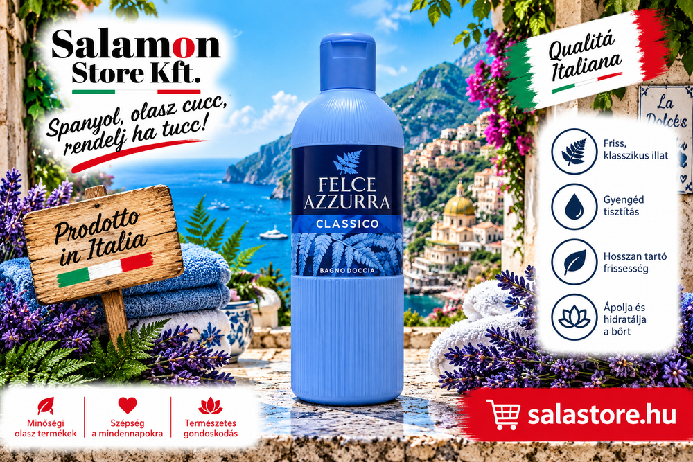 Felce Azzurra Classico – Tradicionális olasz tus- és habfürdő