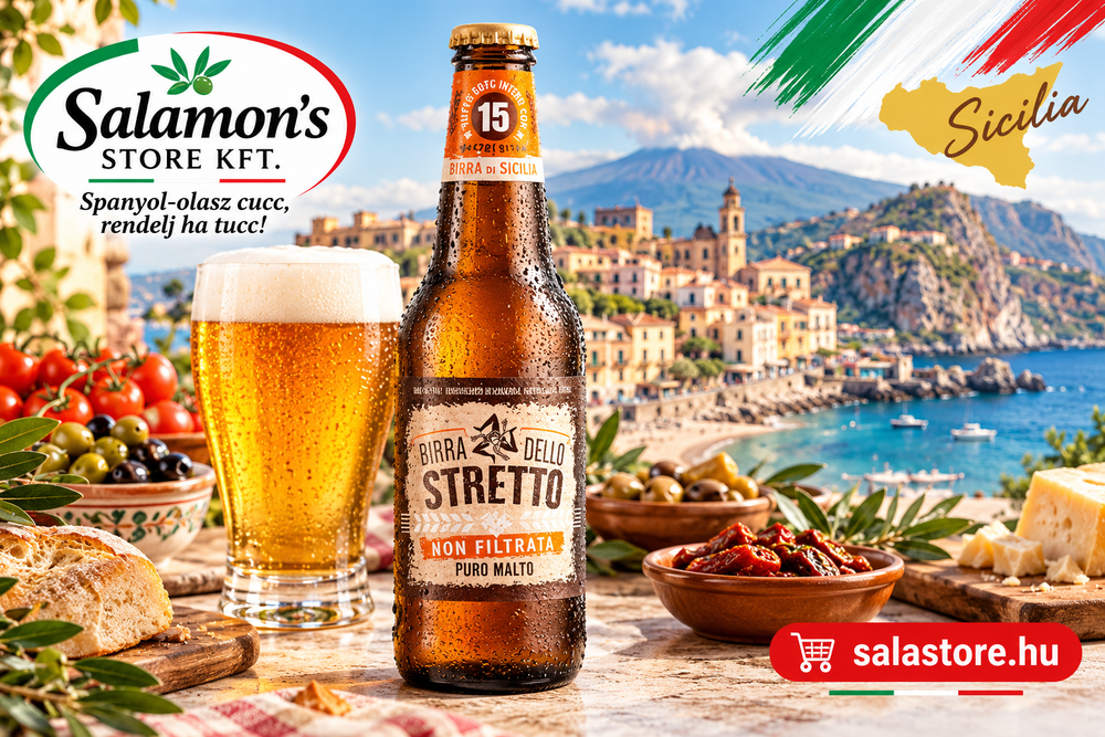 Birra Dello Stretto Non Filtrata - Olasz prémium szűretlen sör - 330ml