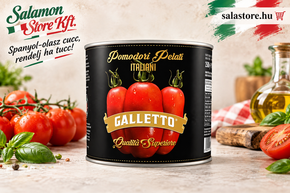 Prémium Olasz Hámozott Paradicsom - 2500g