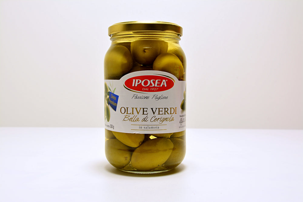 Iposea - óriás szemű zöld olajbogyó - 530g
