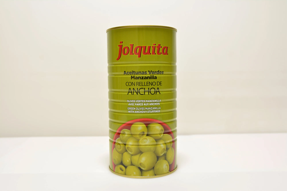 Jolquita Aceitunas Verdes Manzanilla – Szardellával töltött zöld olajbogyó