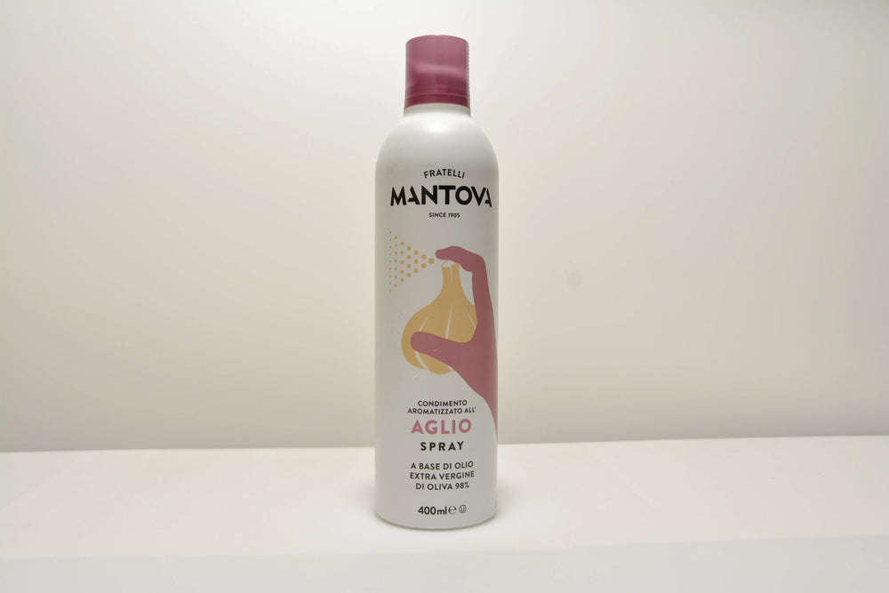 Mantova Aglio Spray – Extra szűz olívaolaj fokhagyma aromával 400ml