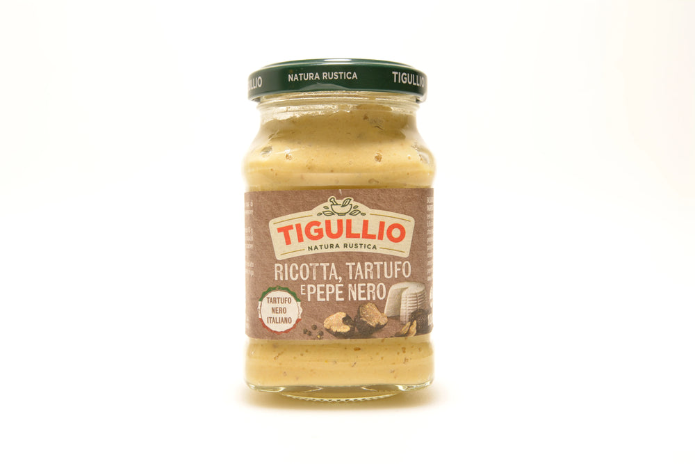 Tigullio - pesto ricottával, fekete borssal és szarvasgombával