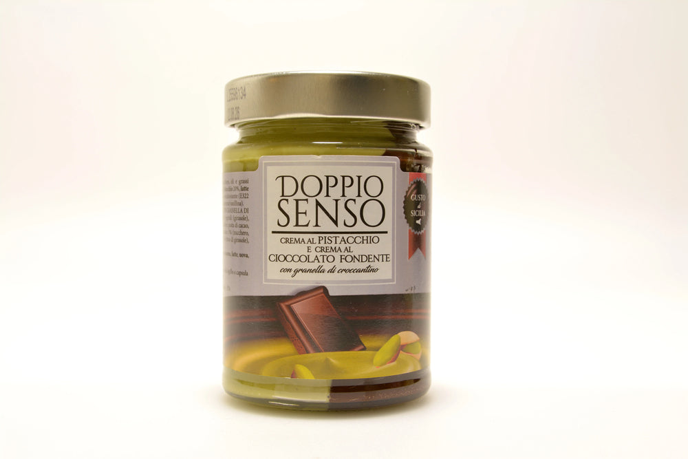 Crema Pistacchio / Cioccolato Fondente – Pisztácia és étcsokoládé krém