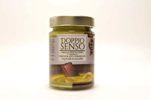 Crema Pistacchio / Cioccolato Fondente – Pisztácia és étcsokoládé krém